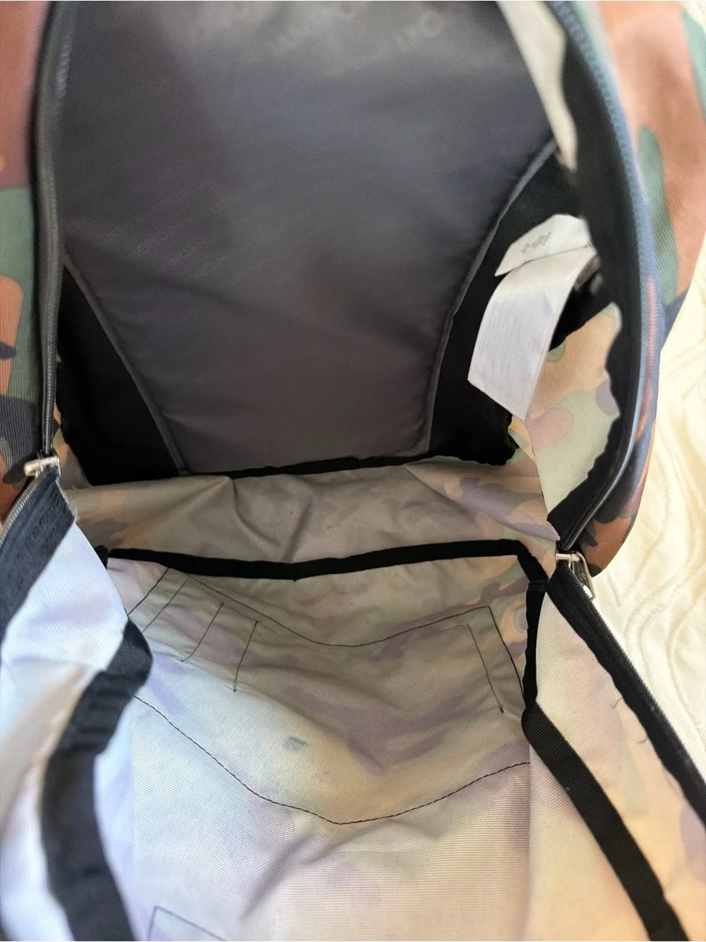 Jansport Woodland Camo Backpack in Green and Brown